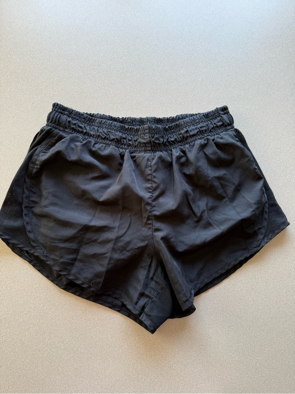 Reebok Black Women's Athletic Shorts with Mesh Sides
